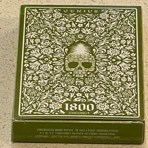 Playing Cards Standard Deck - 1800 Coconut Tequila New, Never Opened!